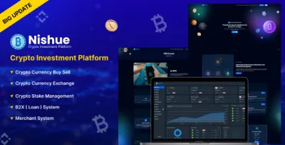 CryptoCurrency Buy Sell Exchange and Lending with MLM System | Crypto Investment Platform